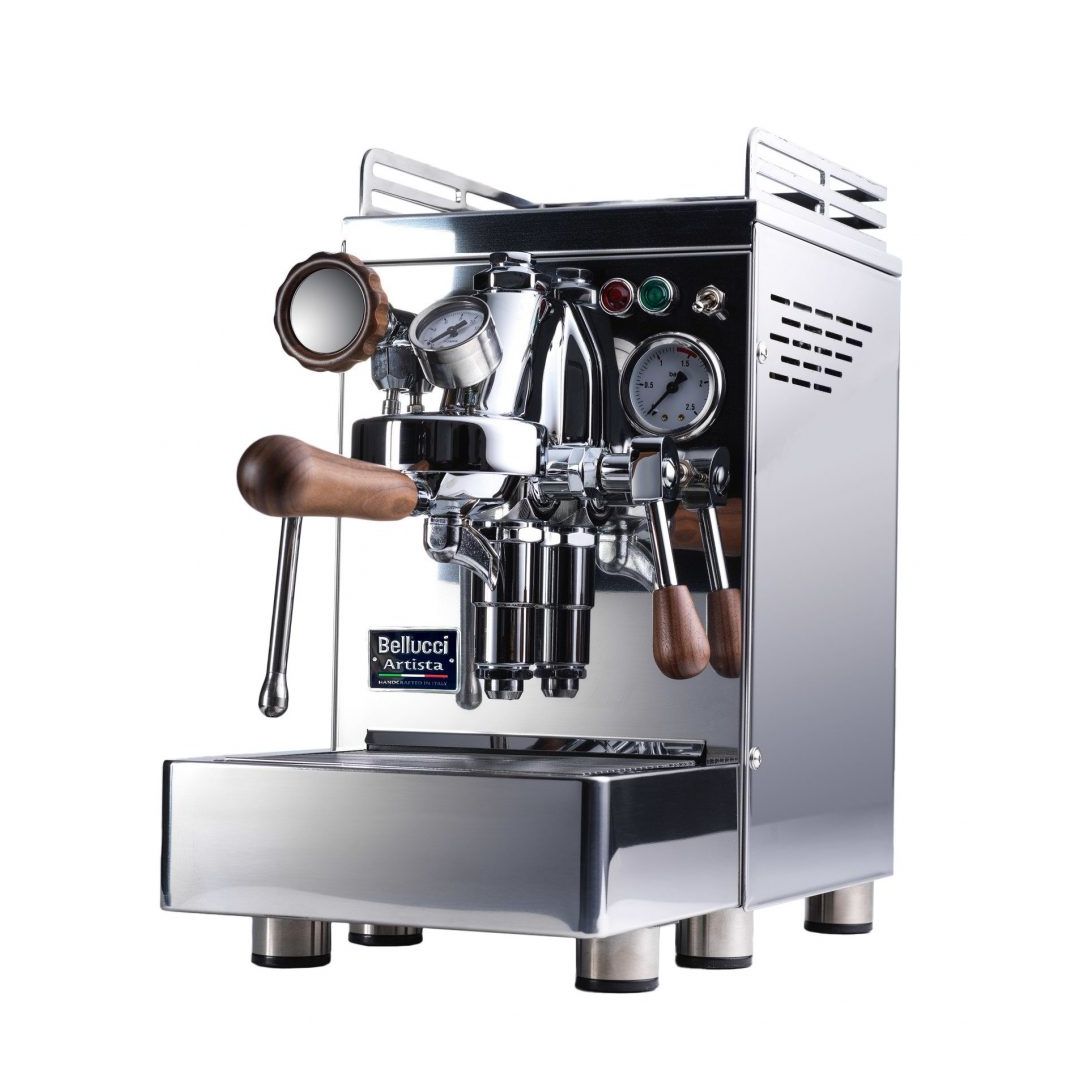 Artista Inox Manual coffee machine - Chrome / Wood