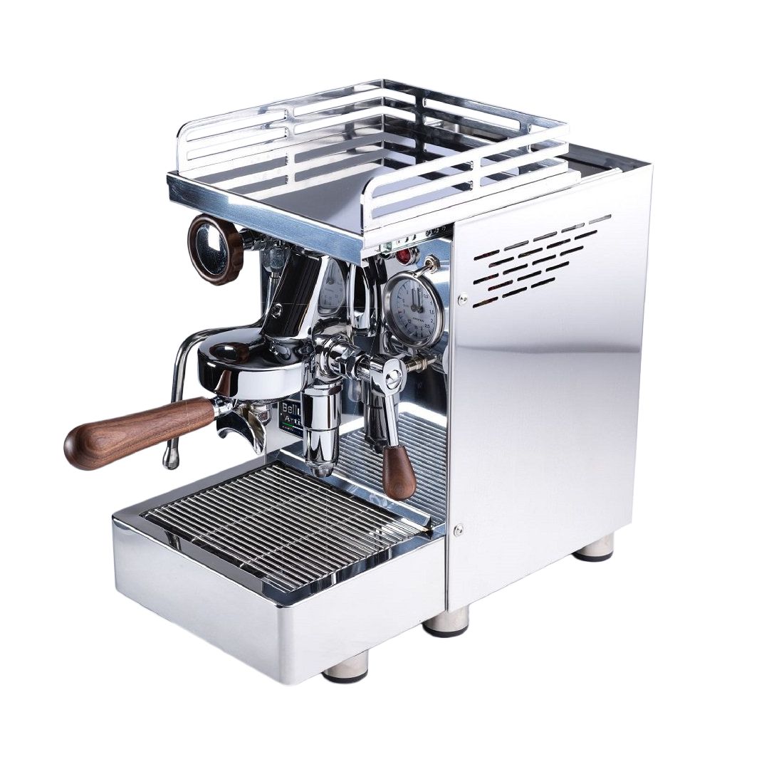 Machine à café manuelle Artista Inox – Chrome / Bois 