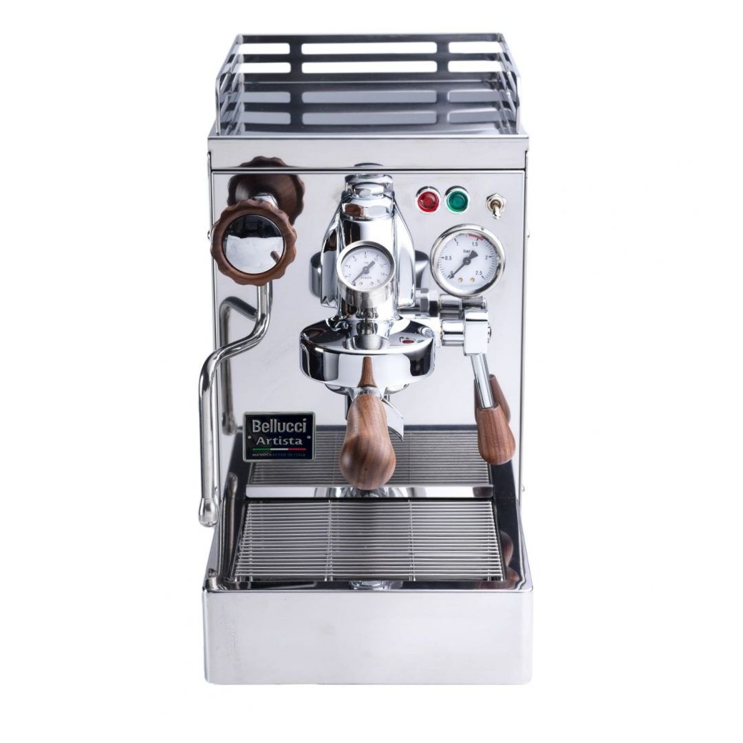 Artista Inox Manual coffee machine - Chrome / Wood