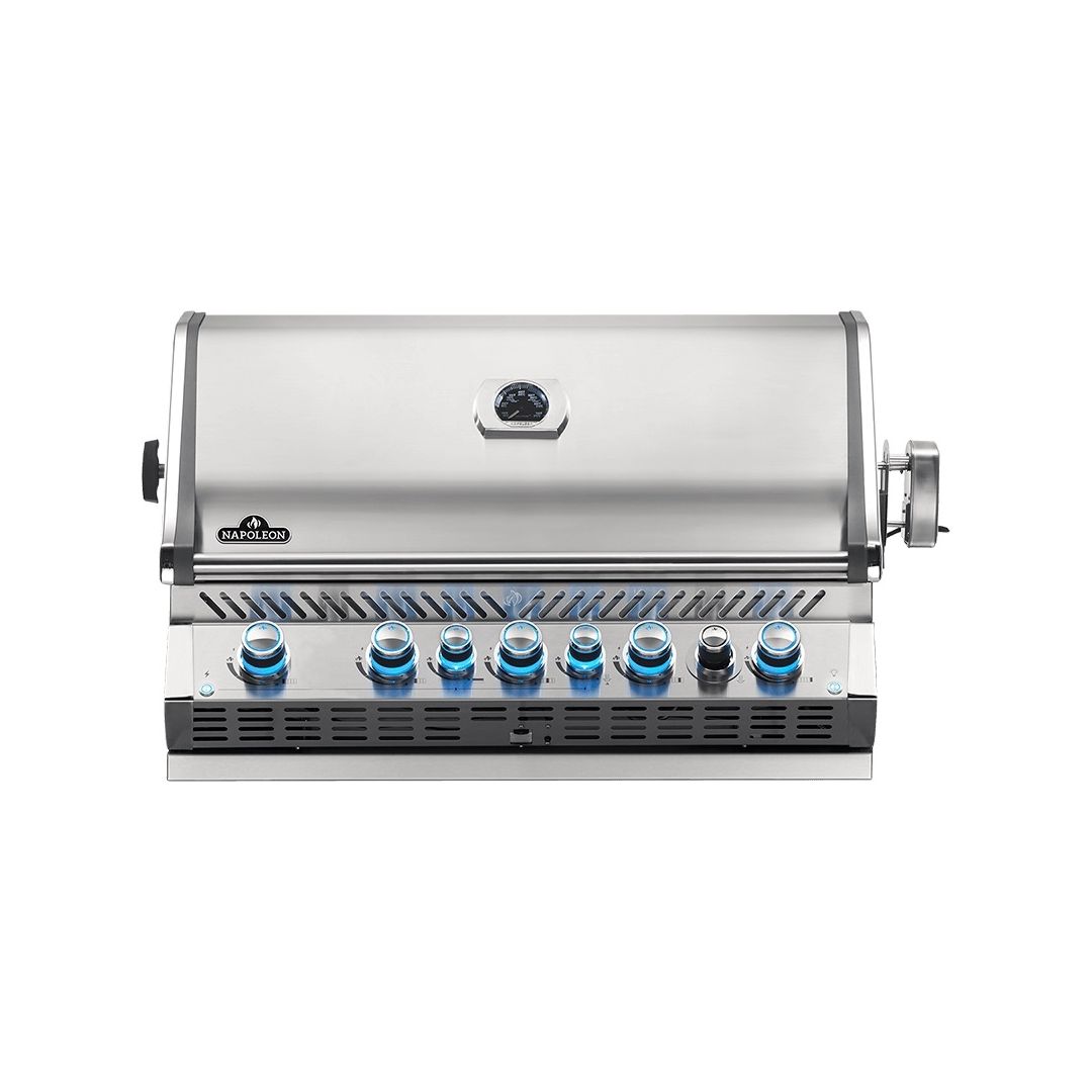 Prestige Pro 665 RB Built-in Natural Gas Grill - Stainless Steel