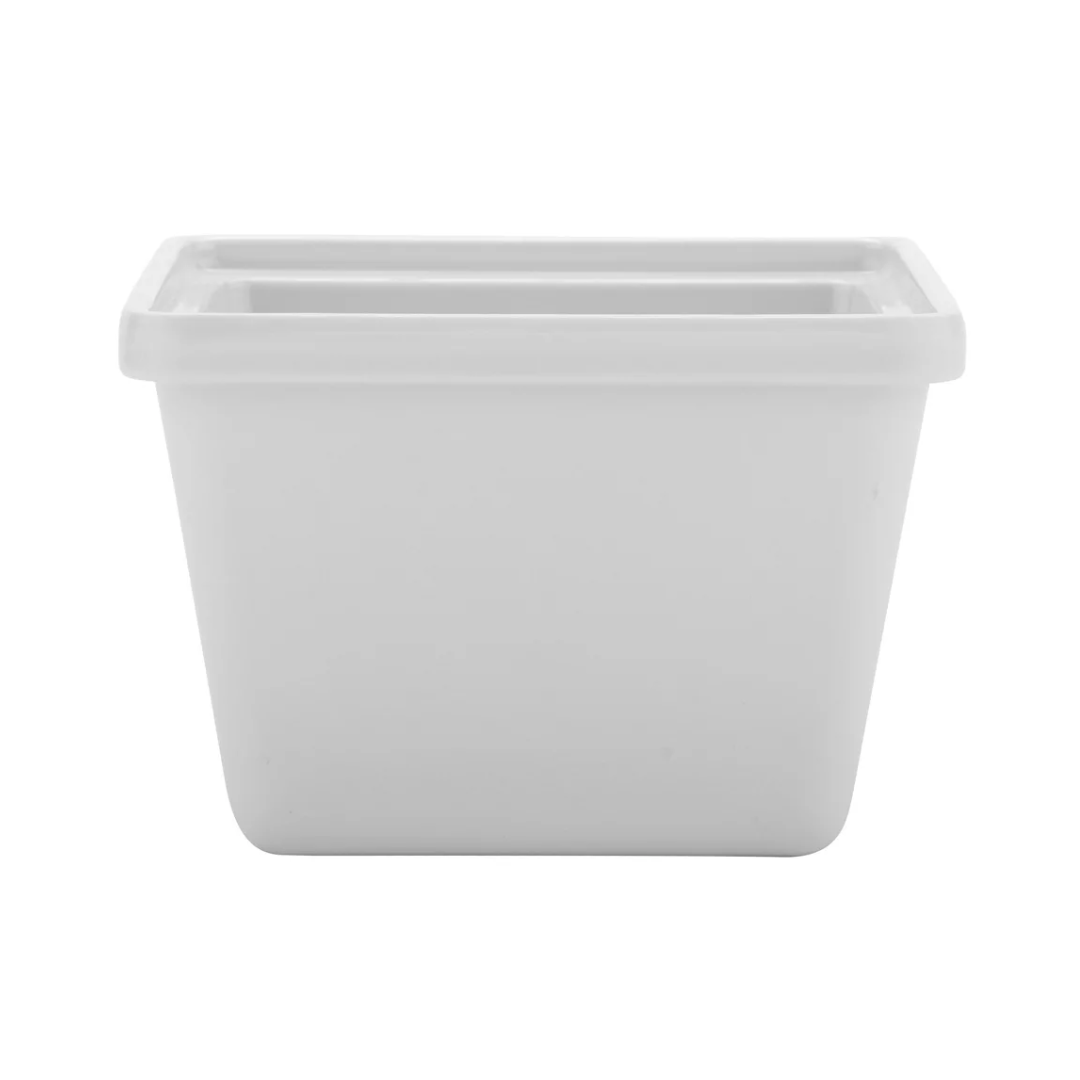 Square Container 28 oz White – 12 un/cs