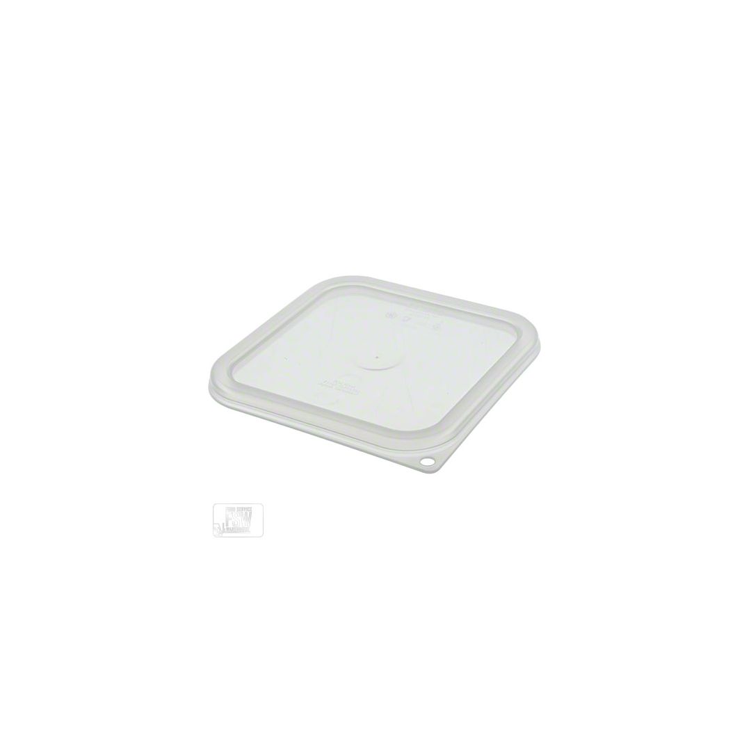 Lid for 1.9 and 3.8 L Square Graduated Containers - Translucent