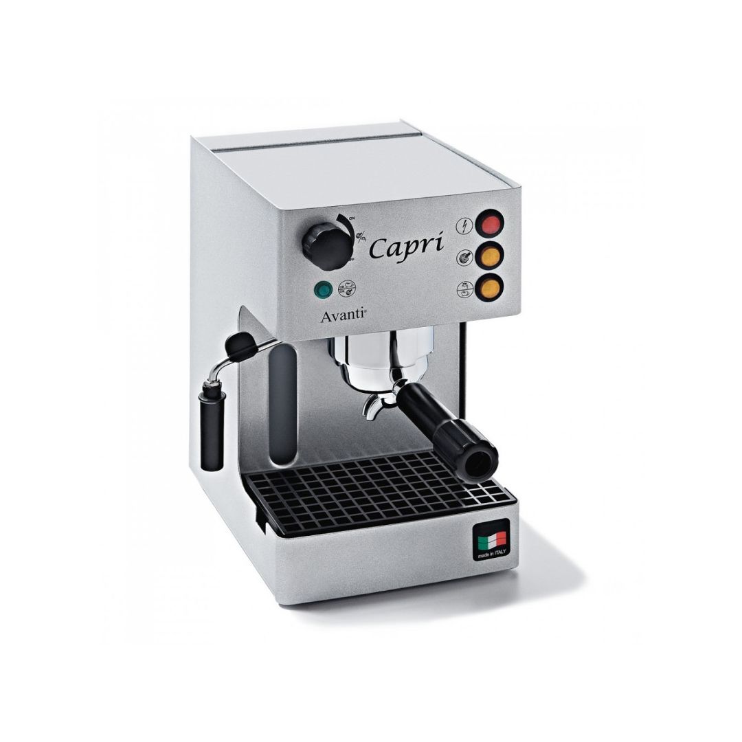 Capri Manual Coffee Machine - Silver