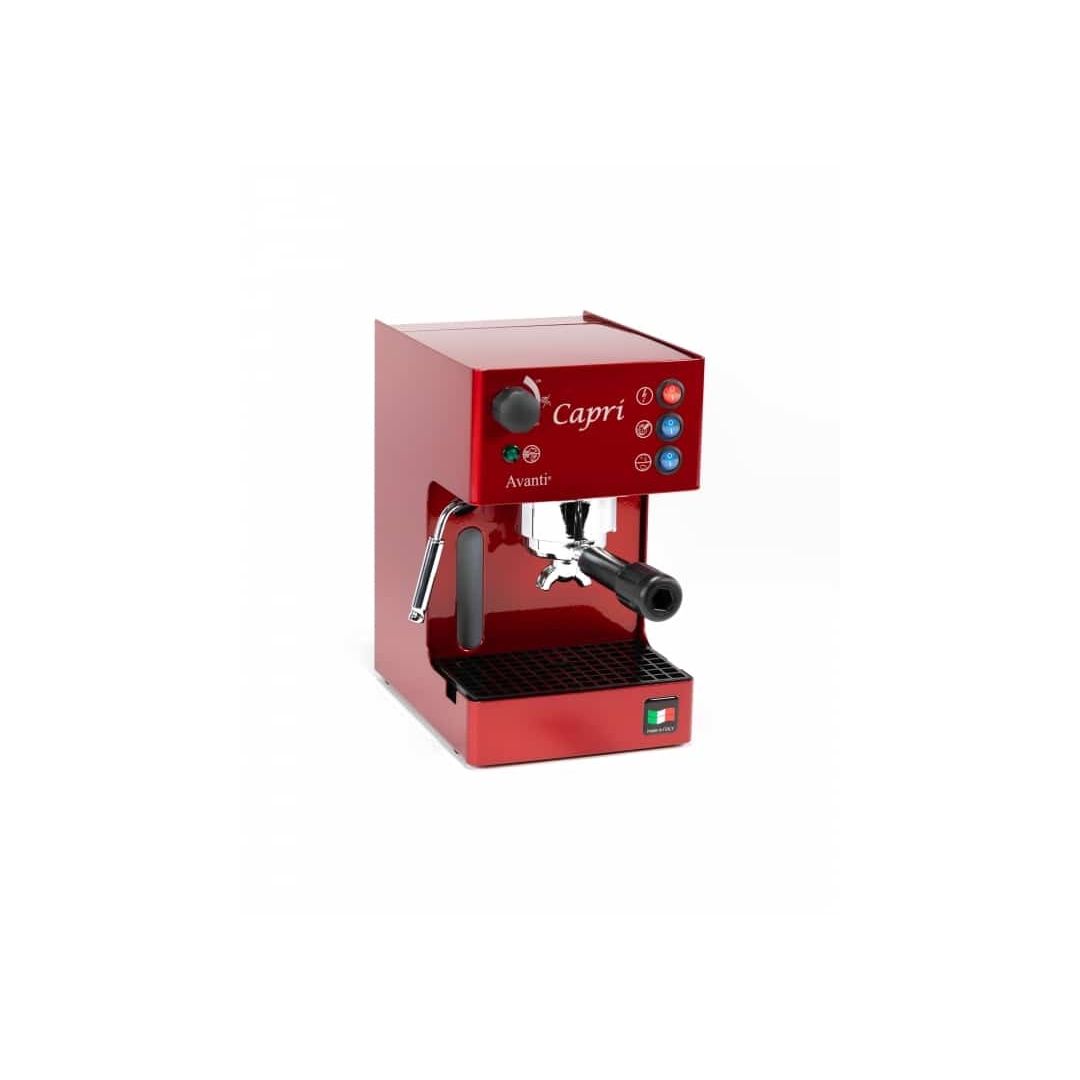 Capri Manual Coffee Machine - Bordeaux