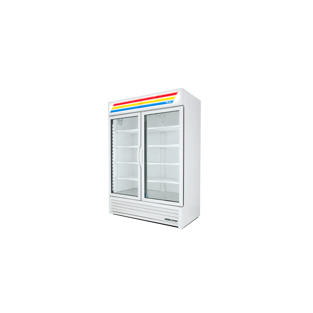 Réfrigérateur 2 portes vitrées battantes - 54"
