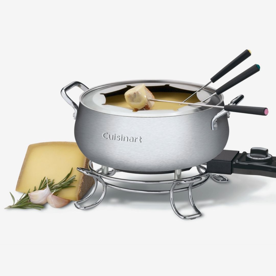 Non-Stick Stainless Steel Electric Fondue Set