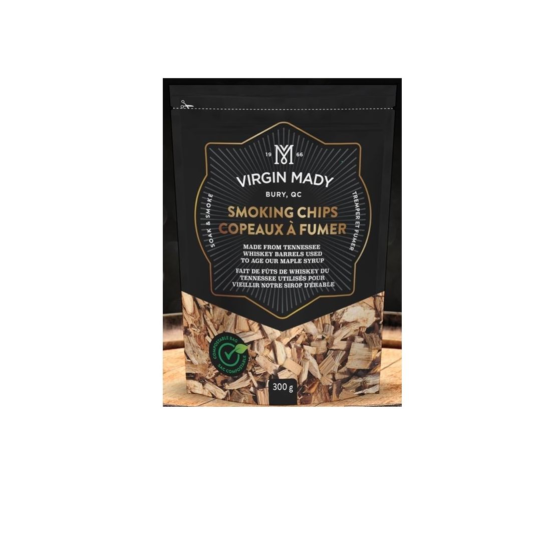 Whiskey Barrels Used to Age Maple Syrup Wood Chips - 300 g