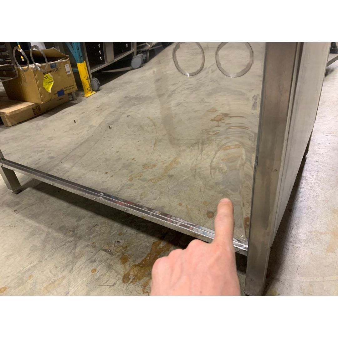 Fully Enclosed Double-Door Combi Oven Stand (Damaged)