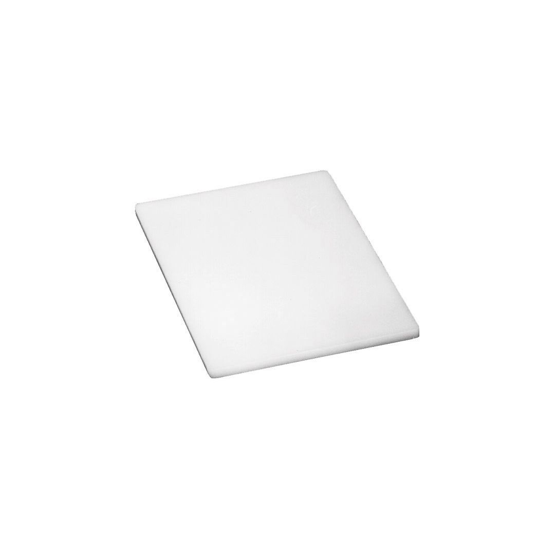 18" x 12" Polyethylene Cutting Board - White