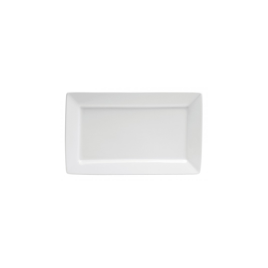 Assiette rectangulaire 11,4" x 7" - Bright White Ware