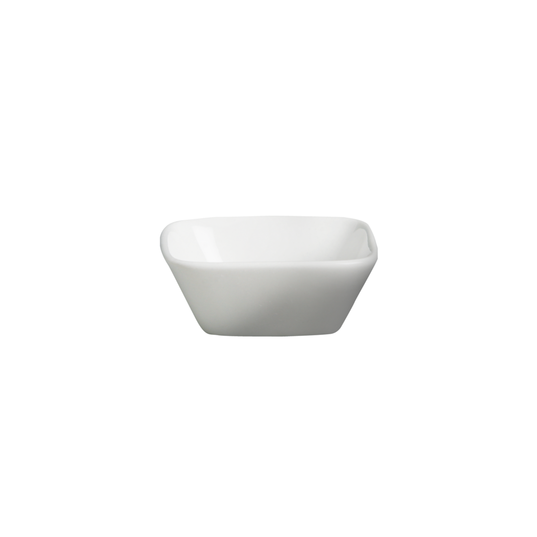 3.25" Square Porcelain Condiment Bowl - Square