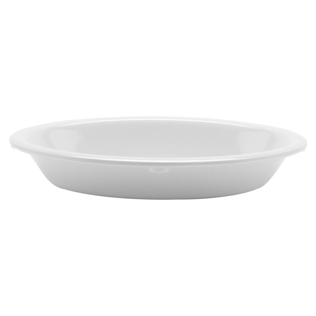 5 oz Supermel Melamine Oval Side Dish - White