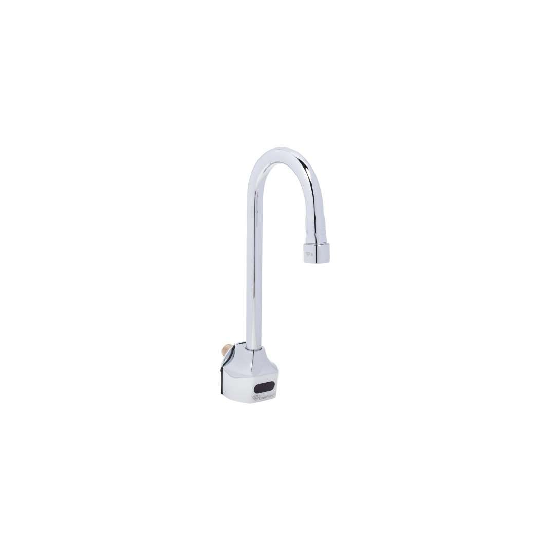 Electronic Wall Mount Faucet with 4.125" Nozzle