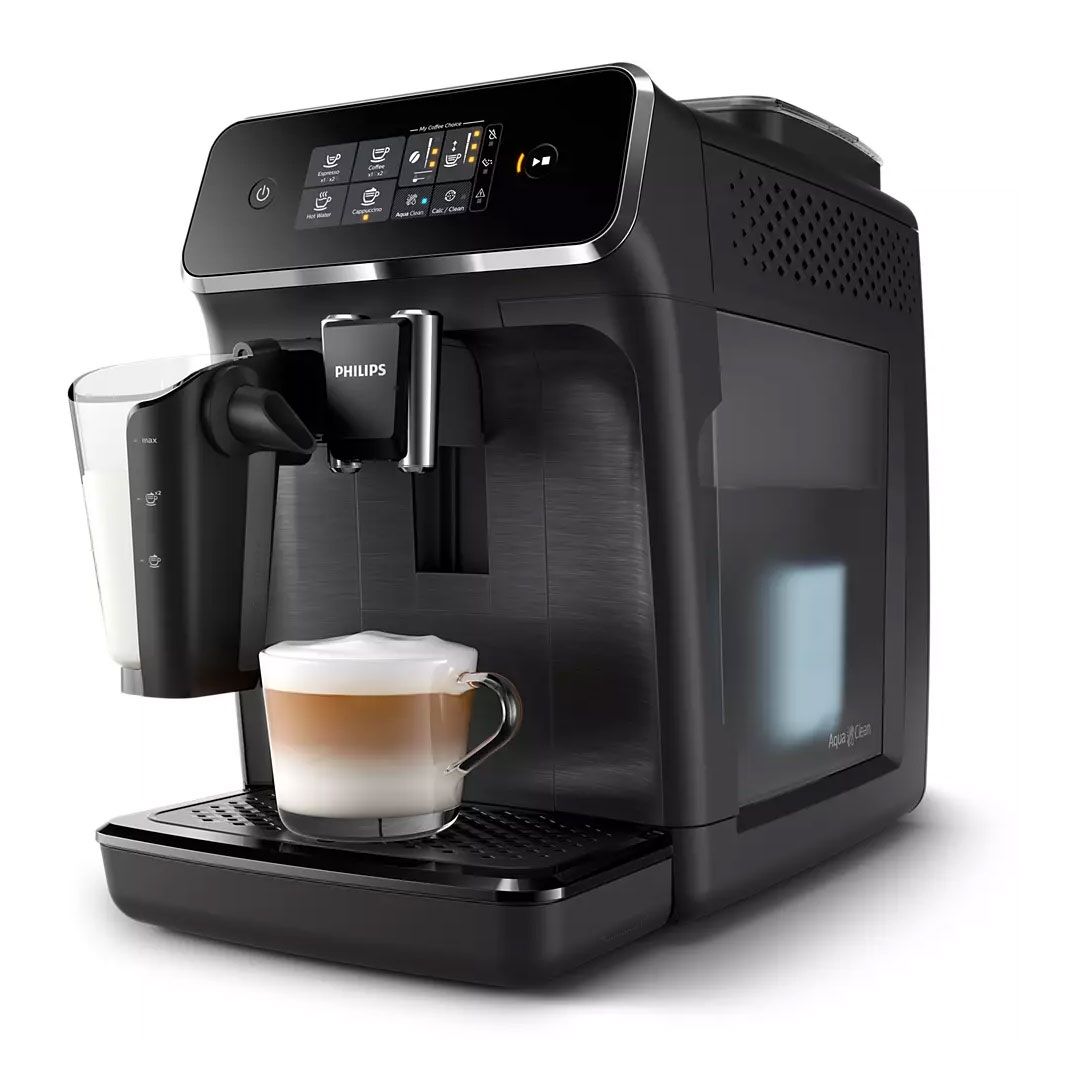 2200 Series Automatic Coffee Machine with Milk Reservoir - Black
