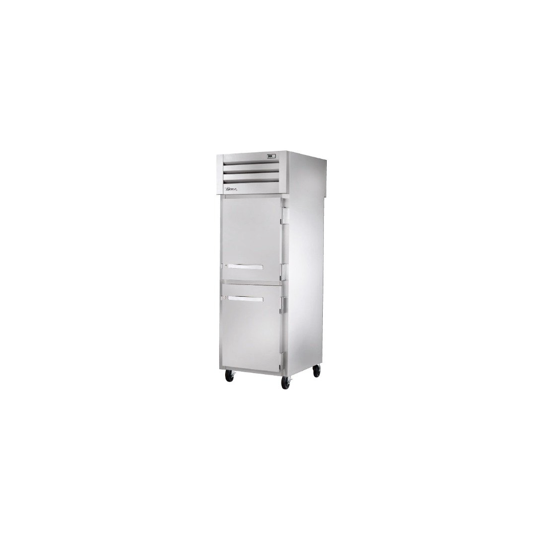 Double Solid Swing Half-Doors Refrigerator - 27.5" 