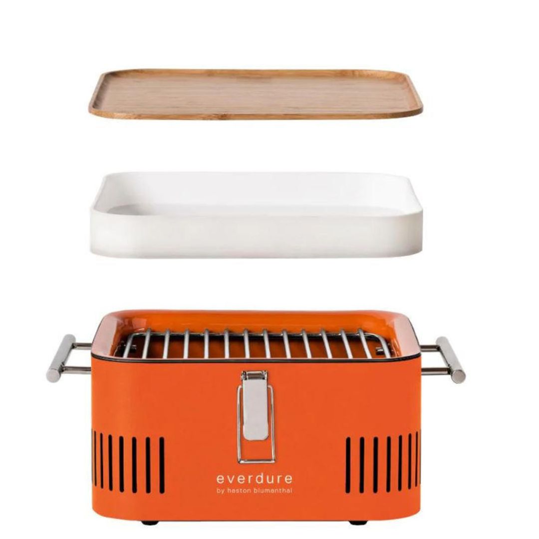 Charcoal Portable Barbecue – Orange