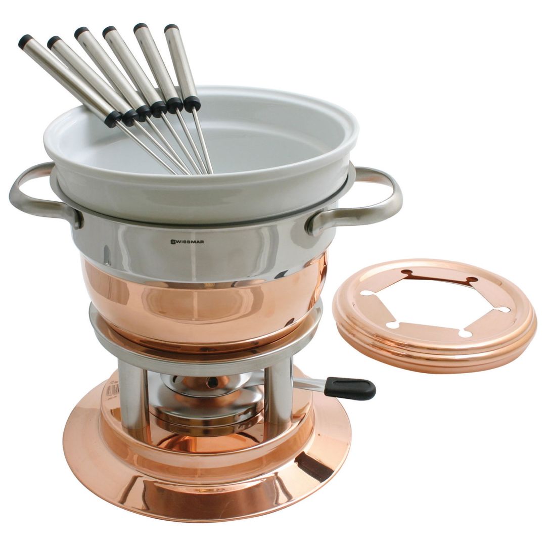 Stainless Steel Fondue Set with Burner - Lausanne