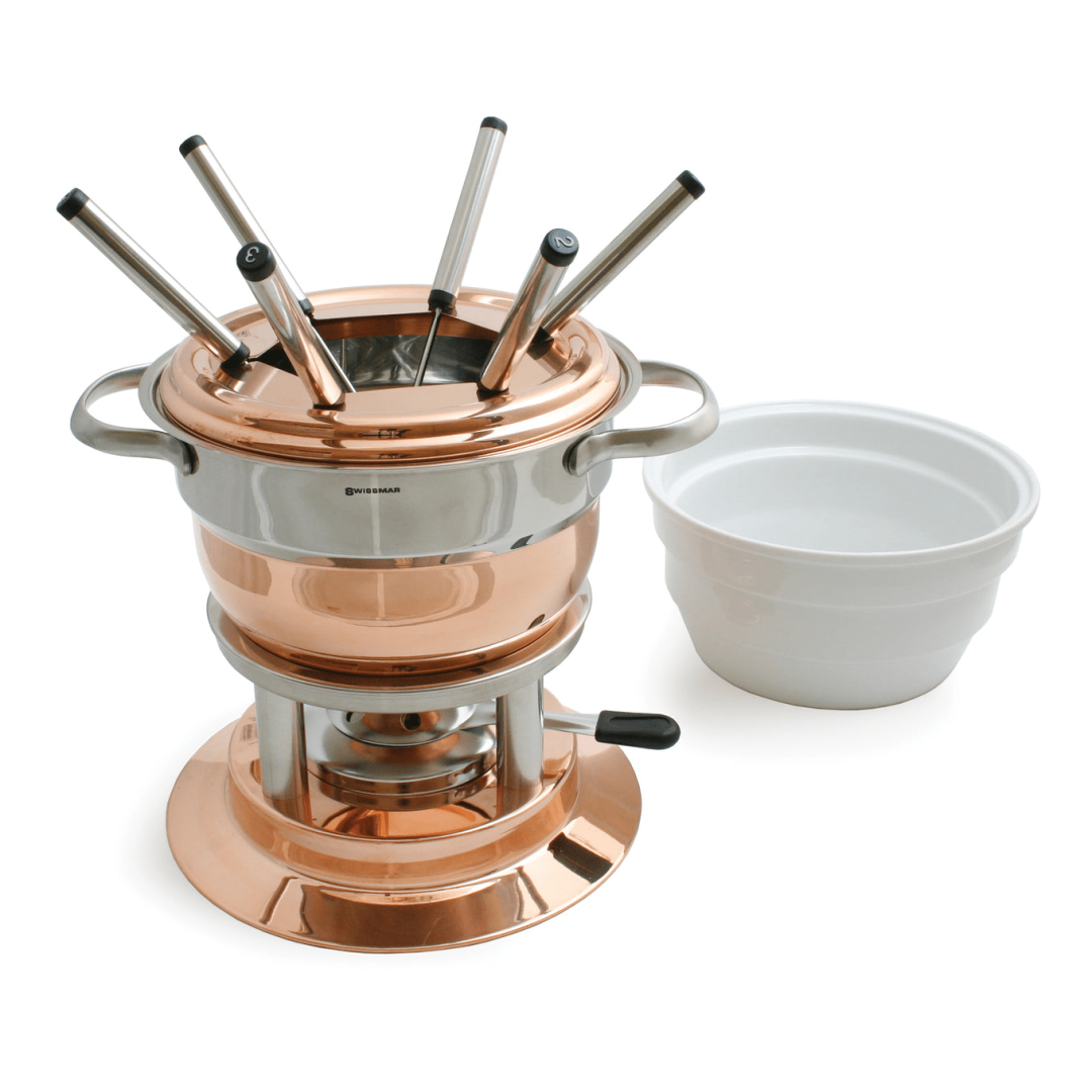 Stainless Steel Fondue Set with Burner - Lausanne