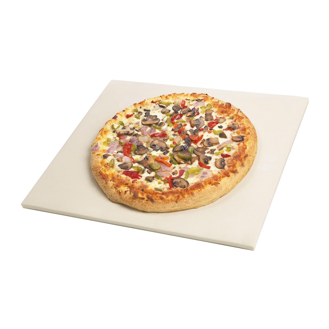 14" x 15.5" Stoneware Pizza Stone