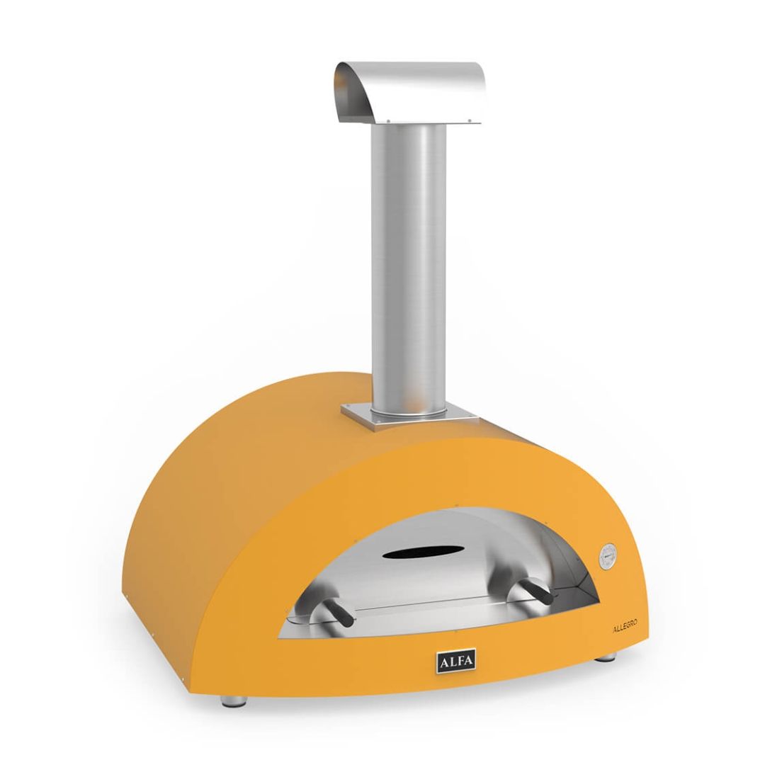 Allegro Wood Fired Outdoor Pizza Oven - Yellow