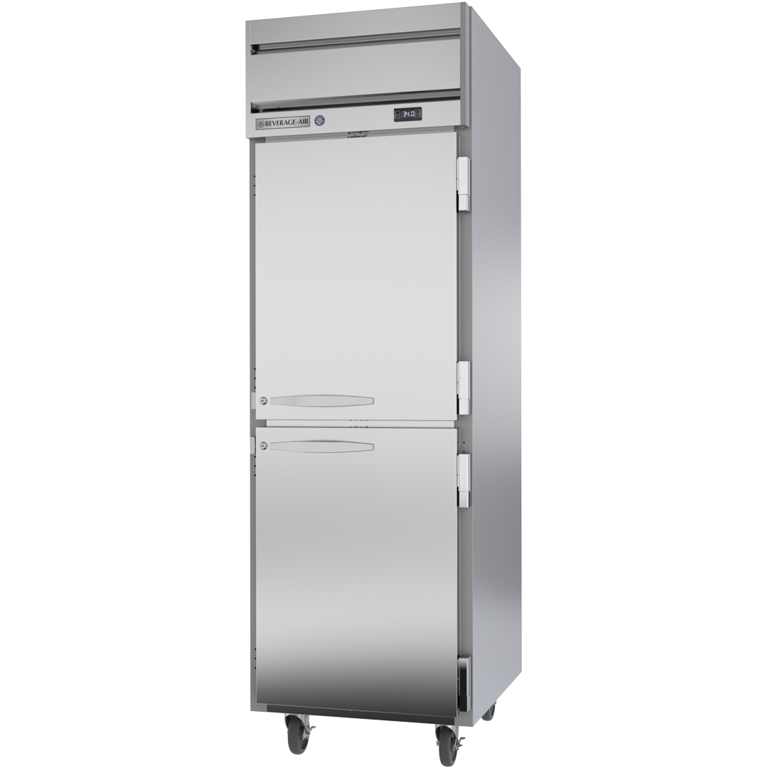 Réfrigérateur 2 demi-portes pleines battantes - 26"