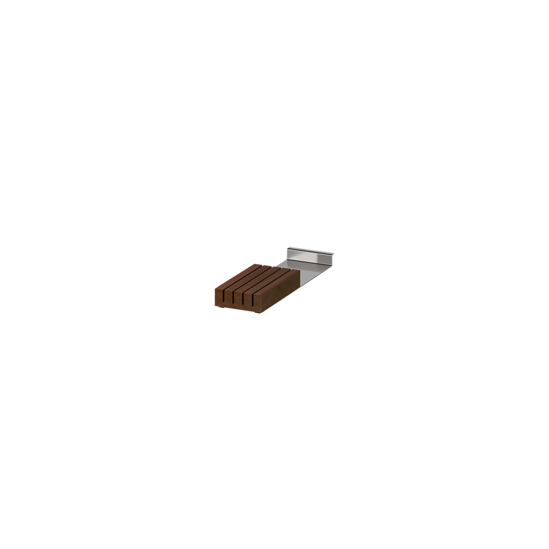 Table Knife Block - Walnut