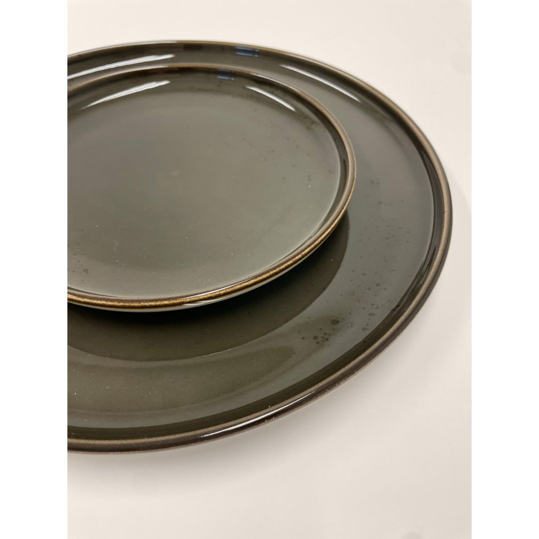 11''x 9.5'' Oval bowl - Brown