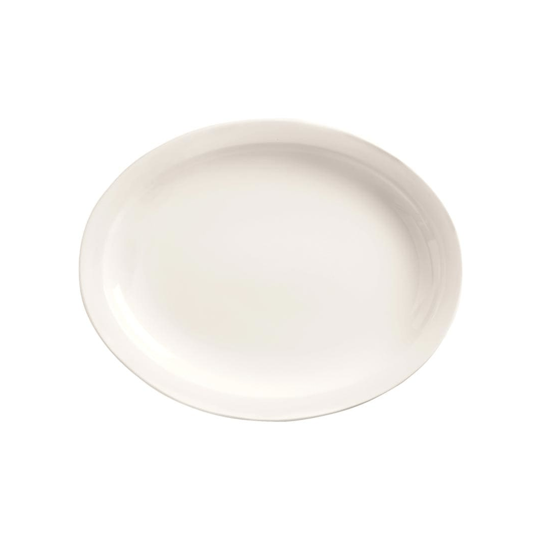 Assiette de service ovale 13" x 10" - Porcelana