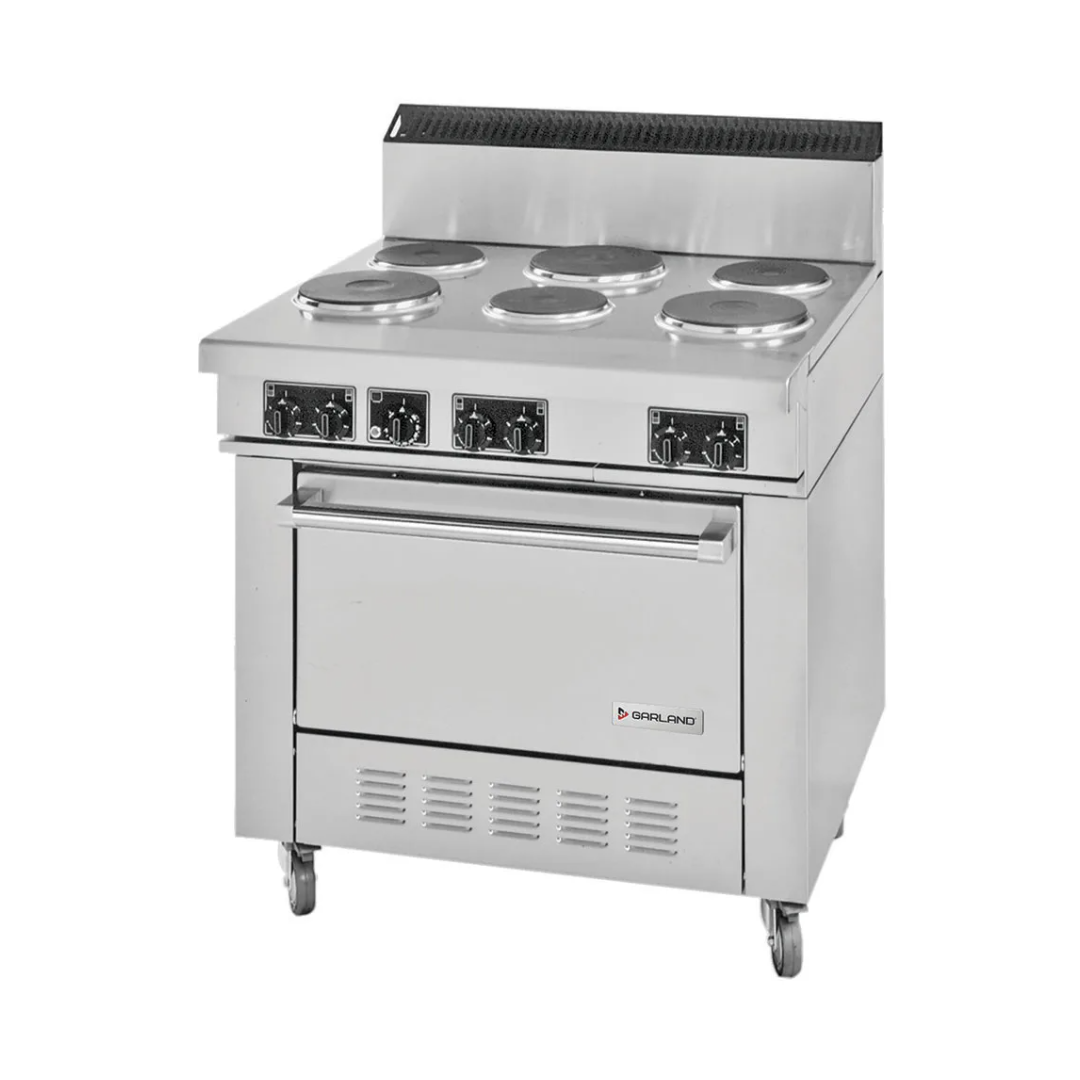 Premium cuisinière - 6 brûleurs - unité triple - profondeur 90 cm - gaz  incl four électrique - Maxima