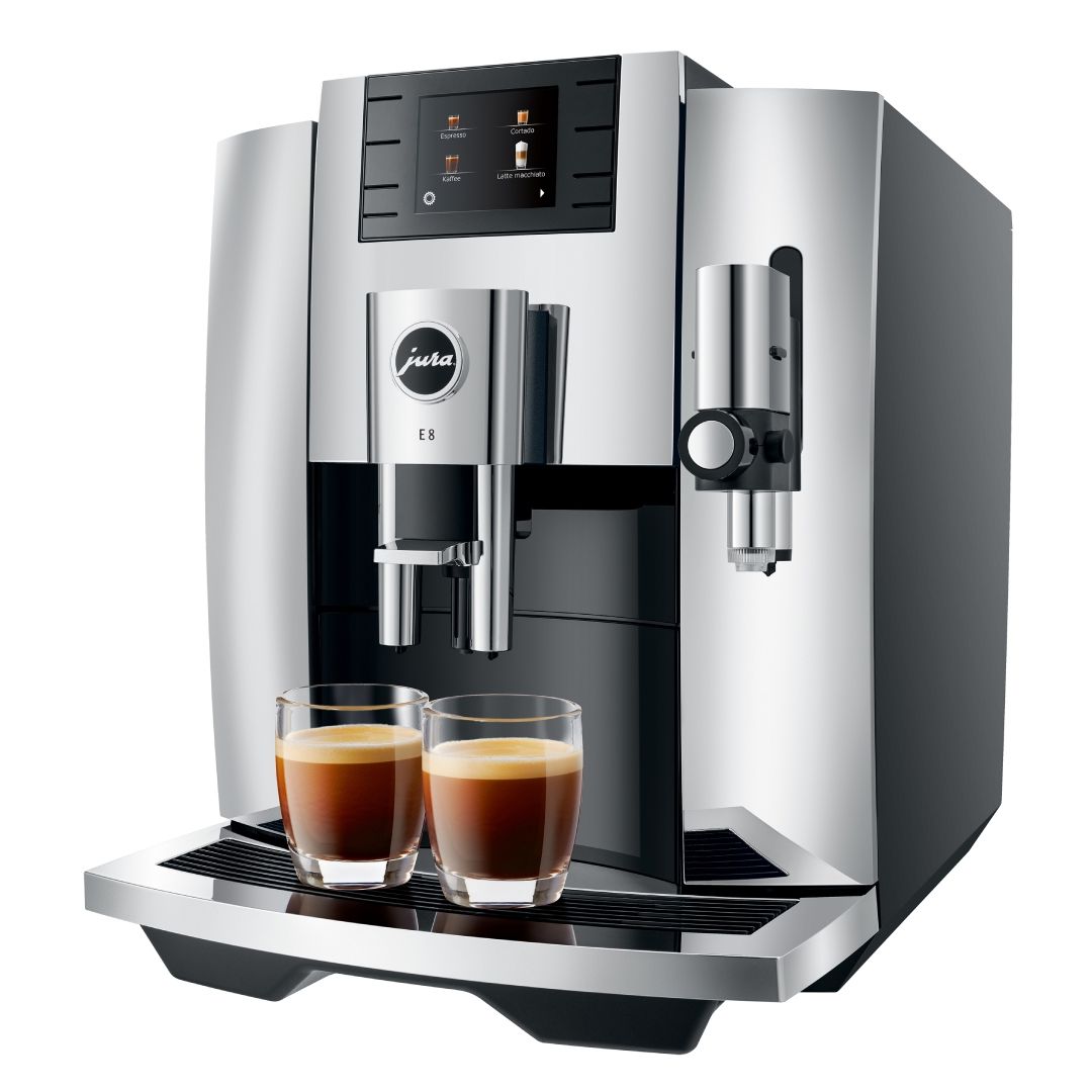 E8 Automatic Coffee Machine - Chrome
