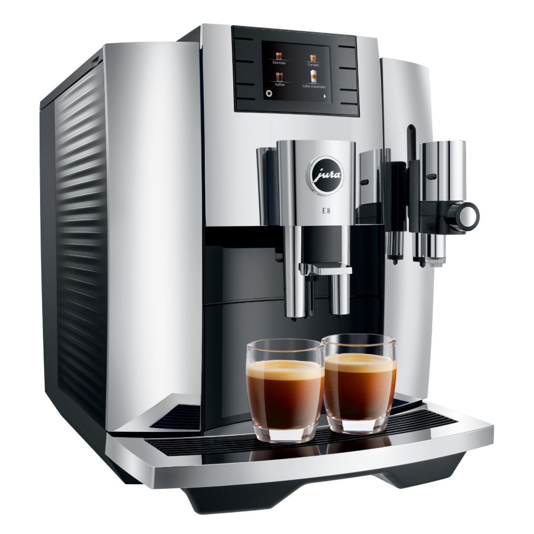 Machine à café automatique E8 - Chrome