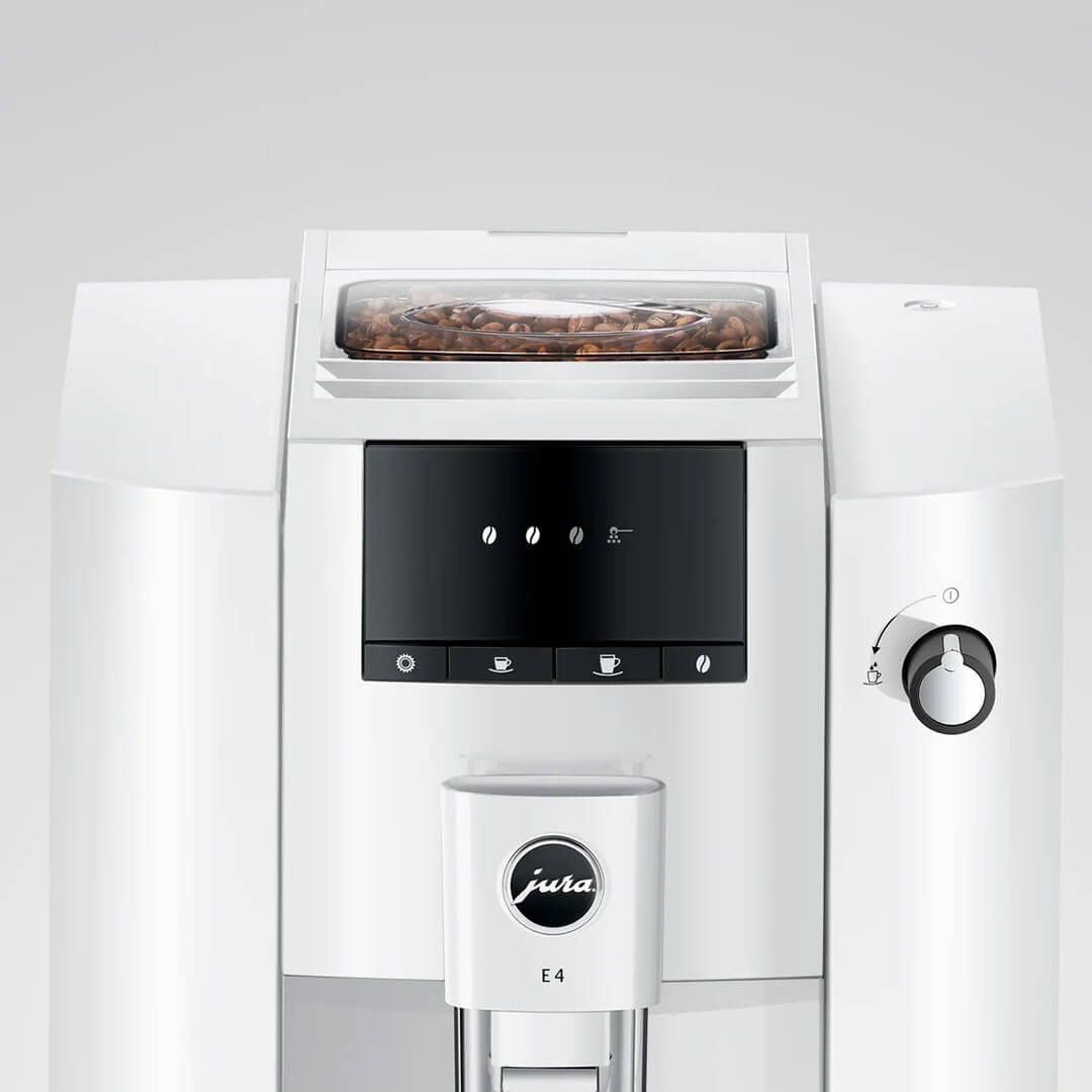 Impressa E4 Coffee Machine - Piano White