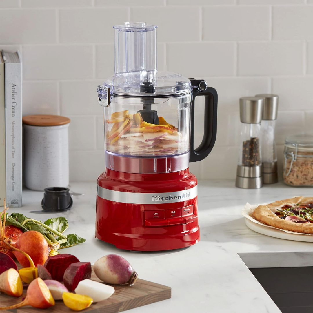 7-Cup Food Processor - Red 