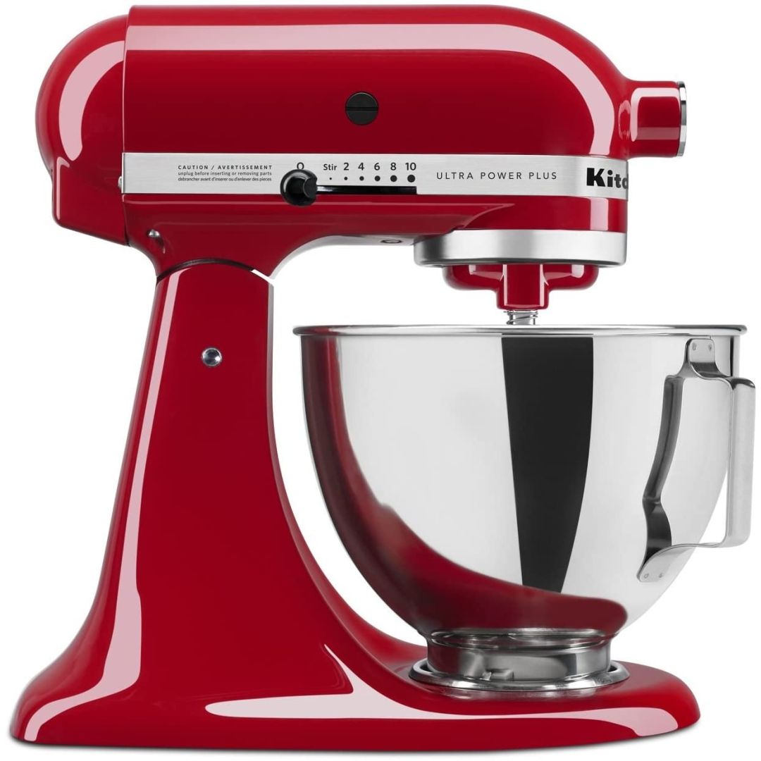 4.5 Quart Ultra Power Plus Stand Mixer - Red