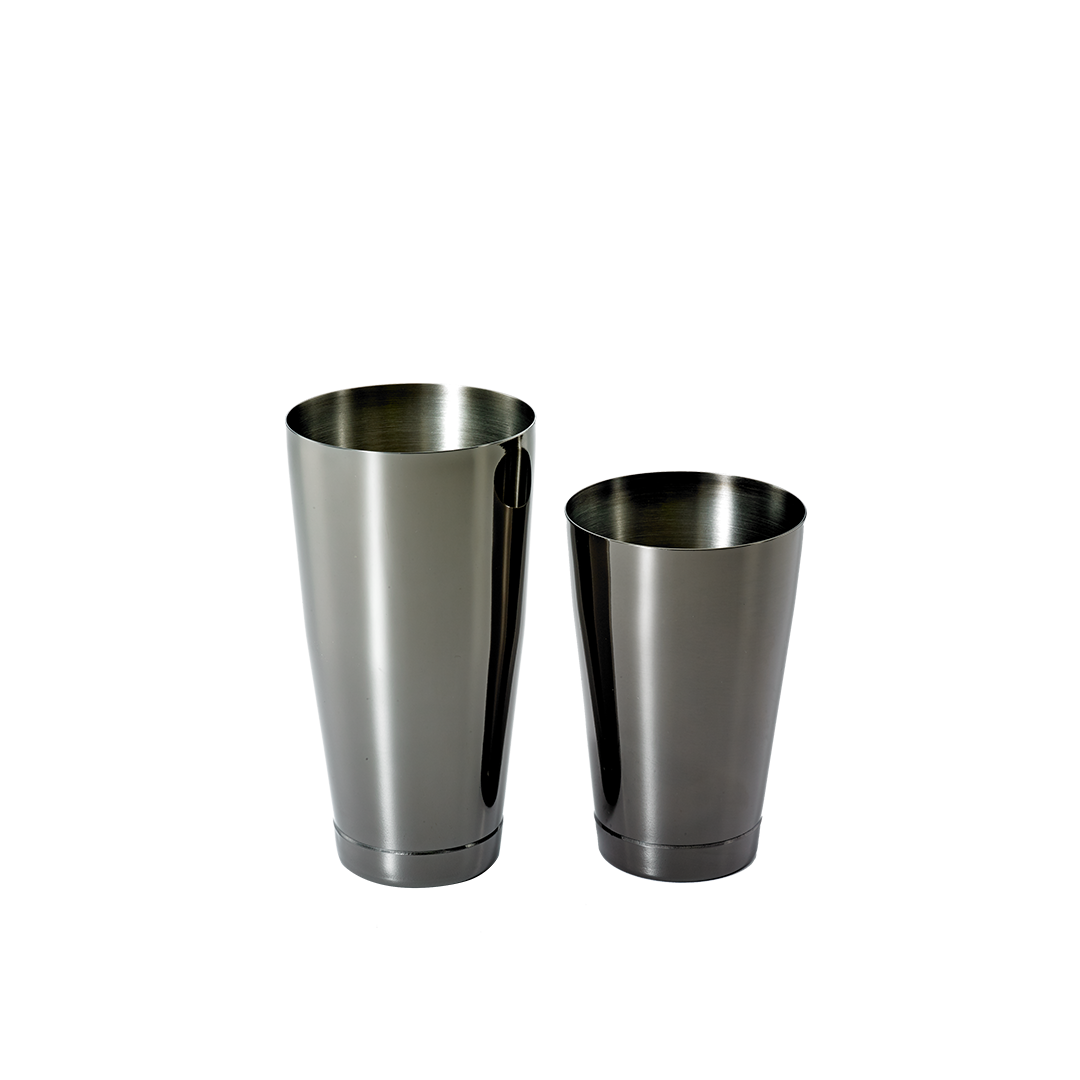 Set of Two Stainless Steel Shakers - Black