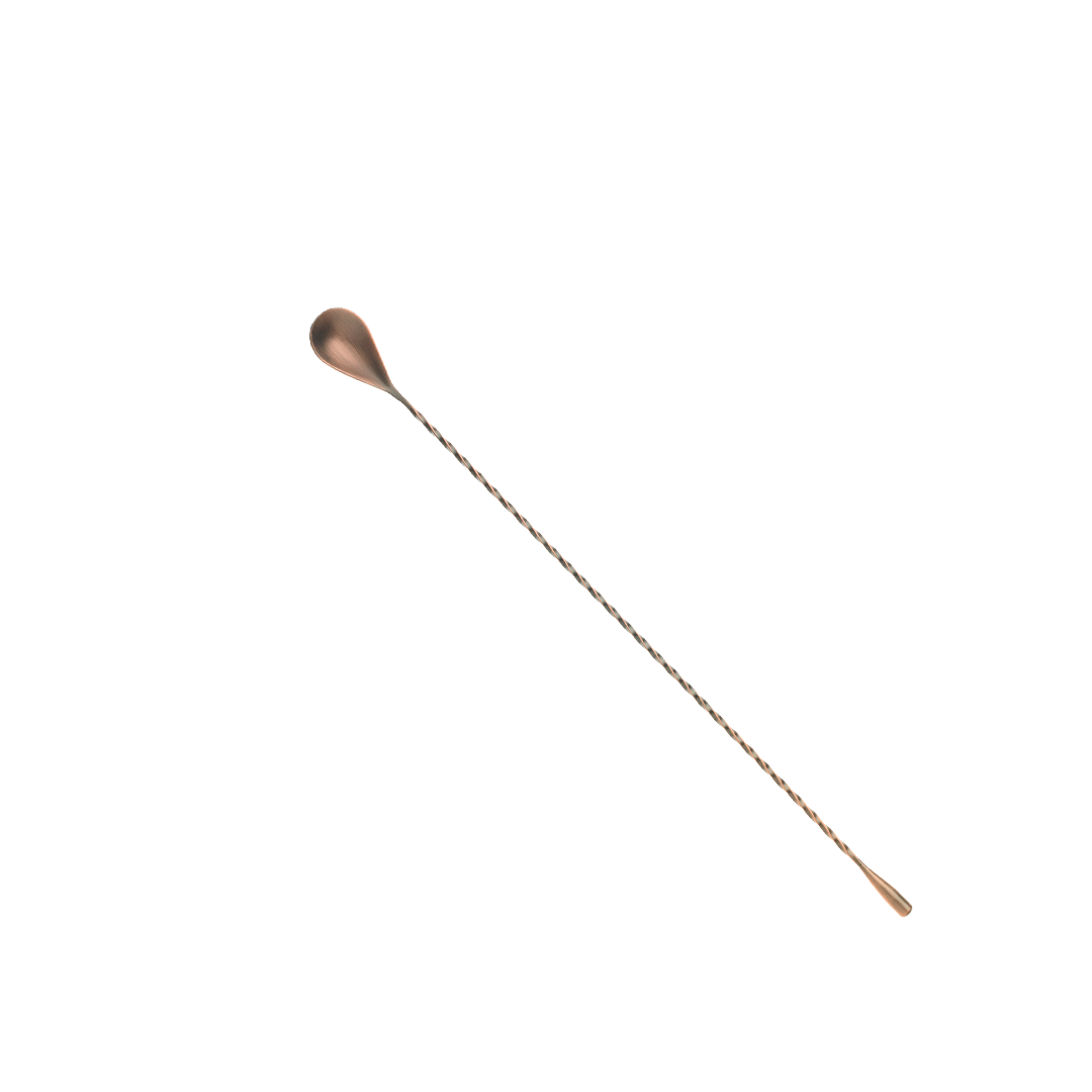 15.75" Stainless Steel Bar Spoon - Antique Copper-Plated
