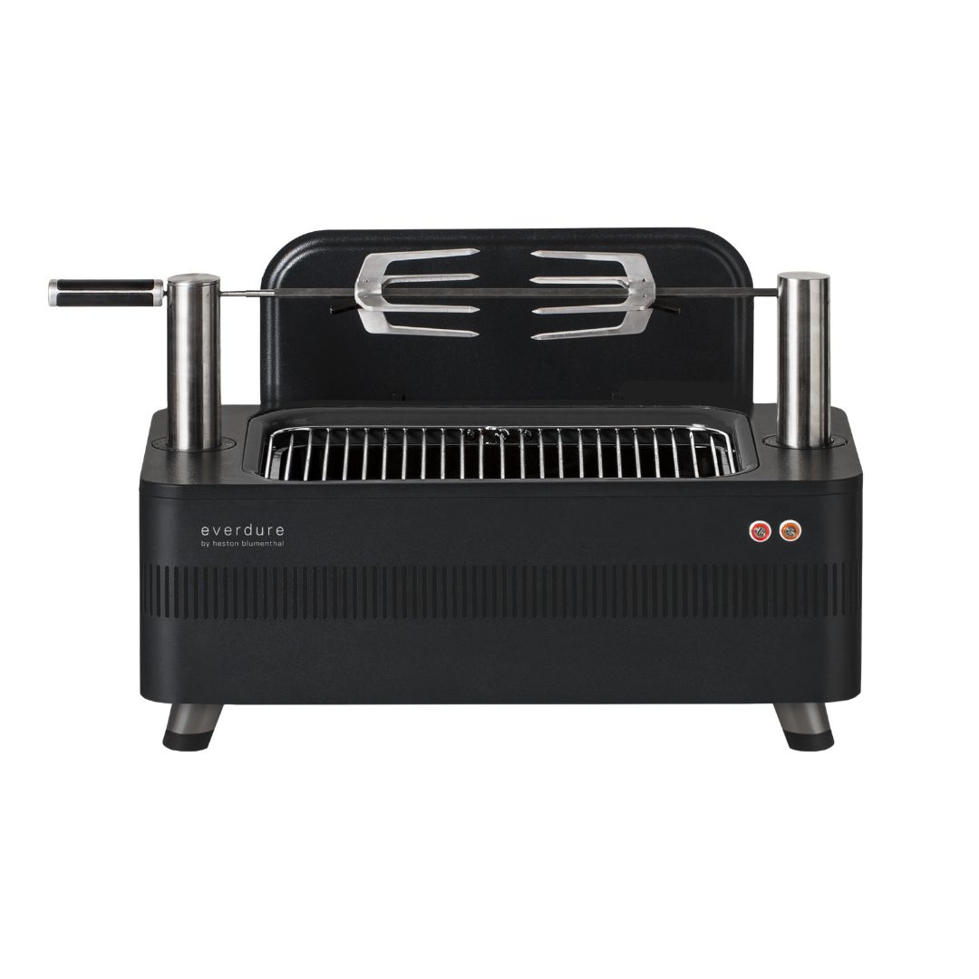 Fusion Charcoal Grill with Retractable Rotisserie