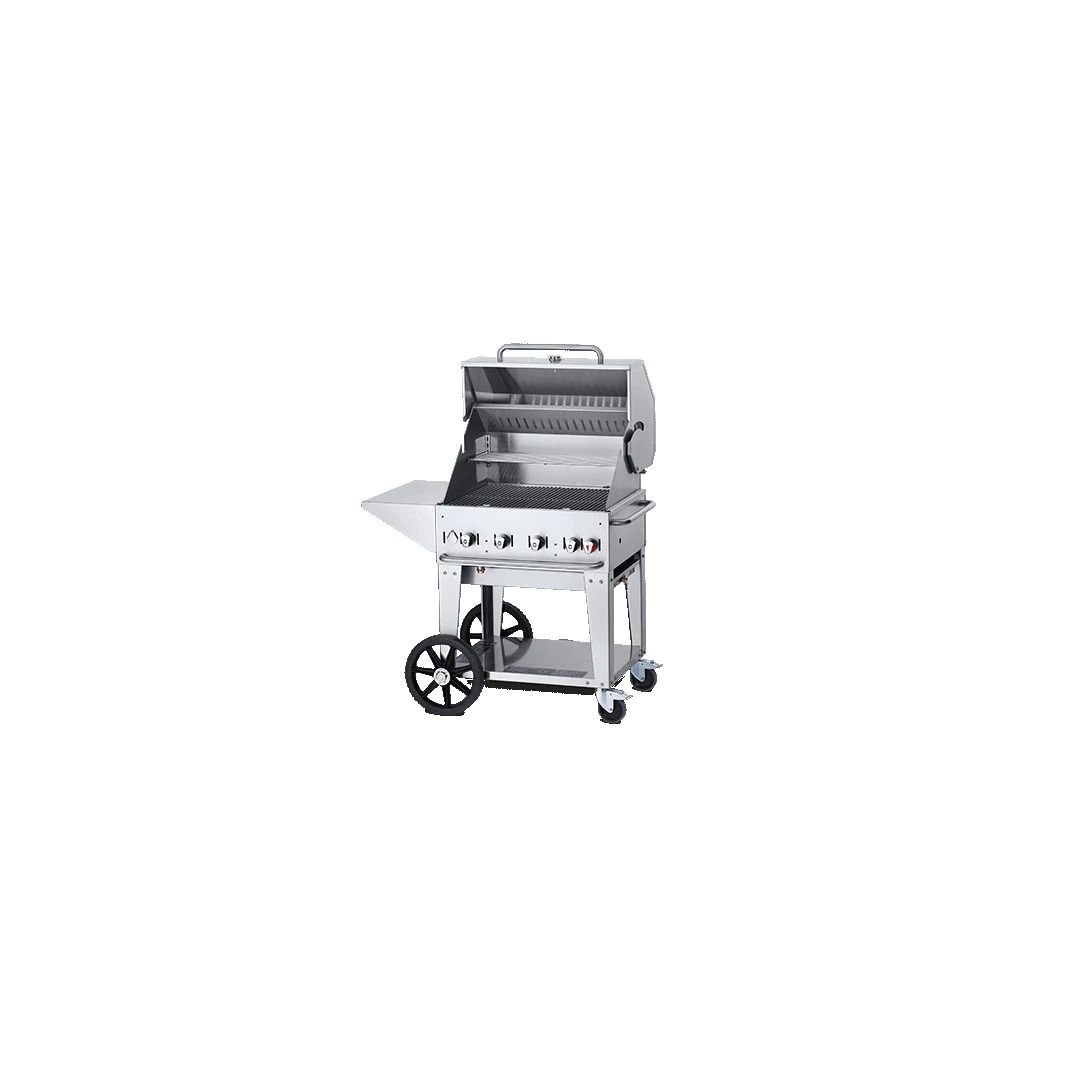 38" Propane Gas Grill with Lid and Shelf