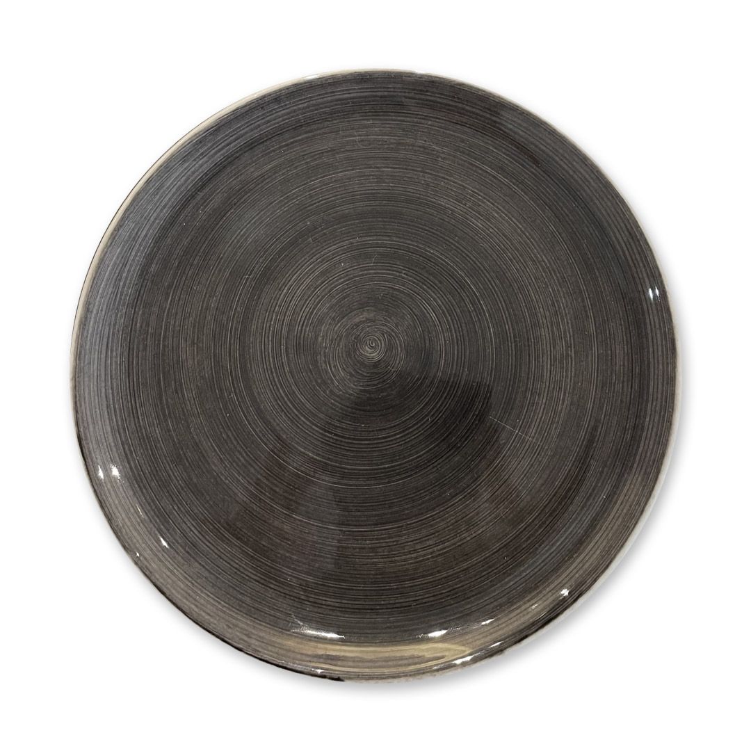 27 cm Round Plate - Coupe Charcoal