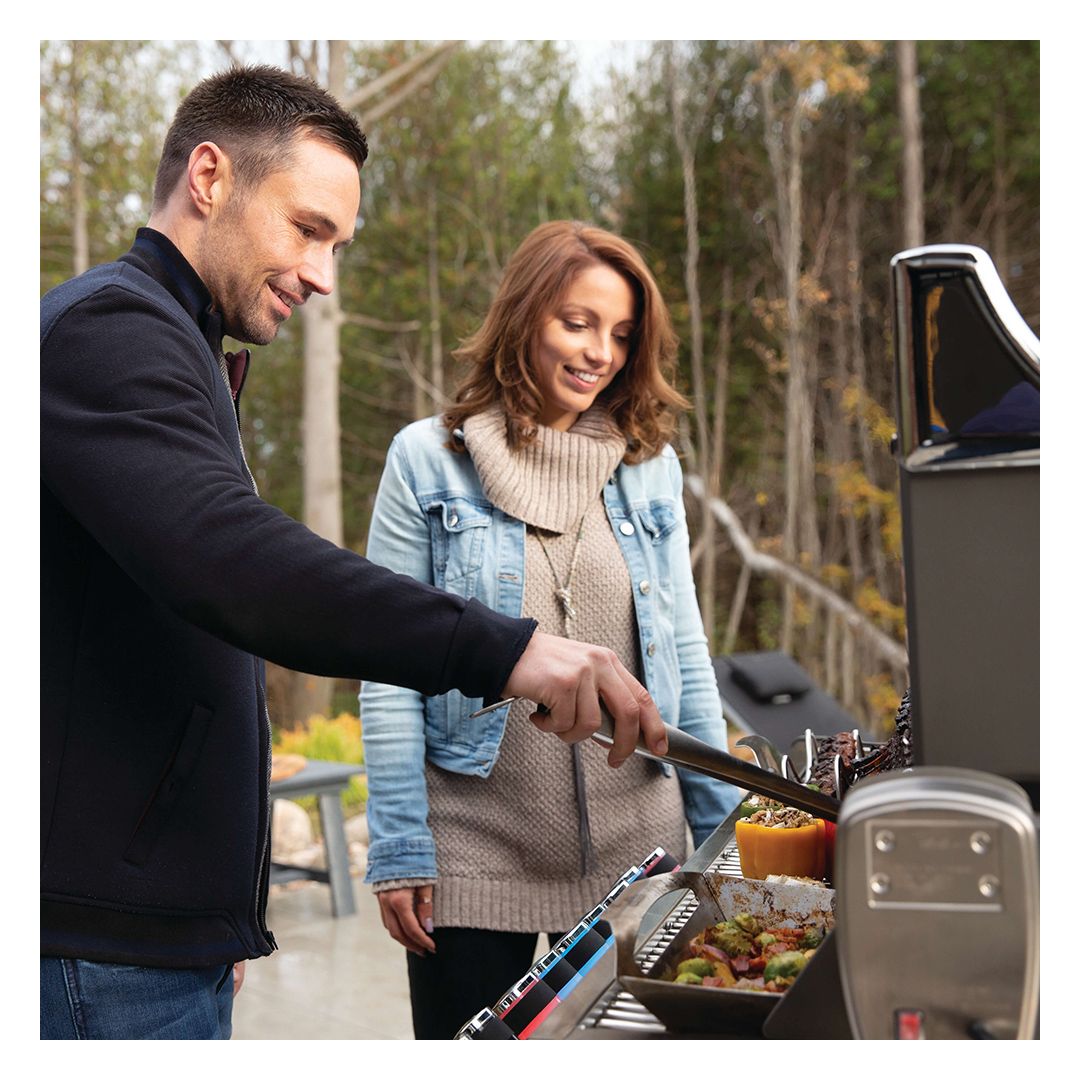 Natural gas BBQ with infrared rear and side burners – Prestige Pro 