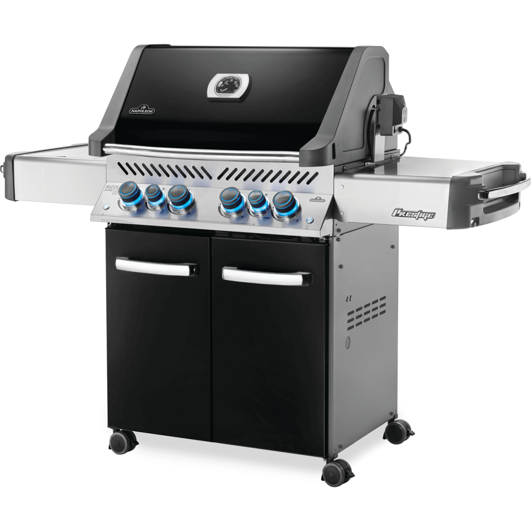 Natural gas BBQ with infrared side and rear burners – Prestige 