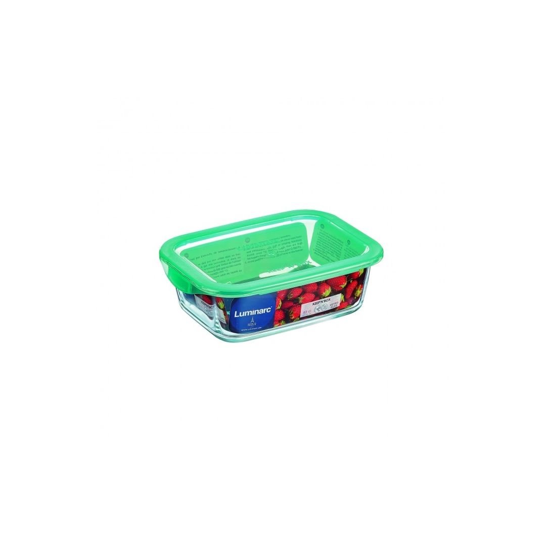 9.5" x 7" Keep N Box Glass Container