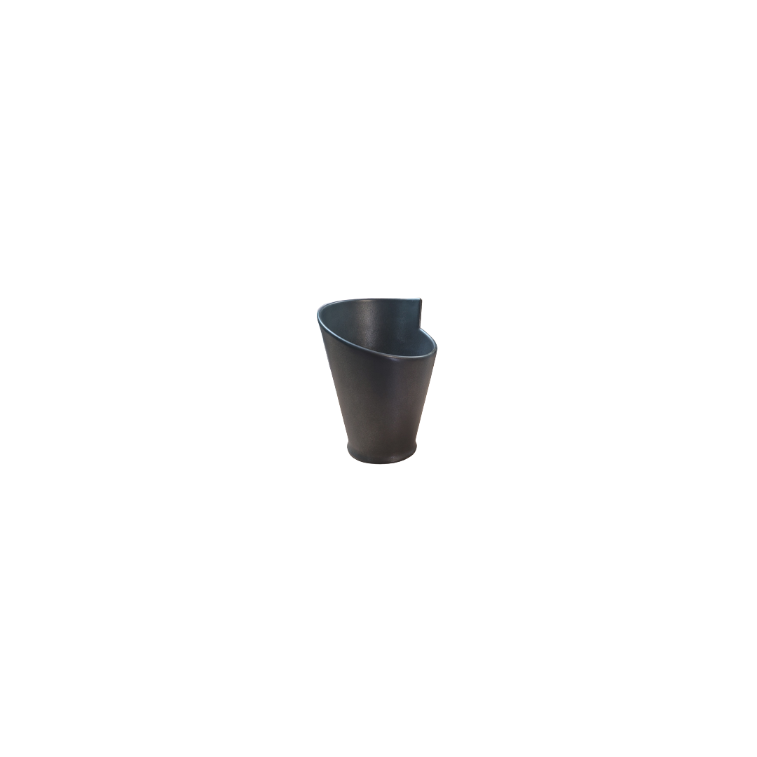 4" French Fries Cone - Black