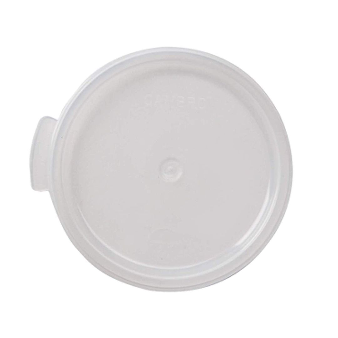 Lid for 5.7 and 7.6 L Round Graduated Containers - Translucent
