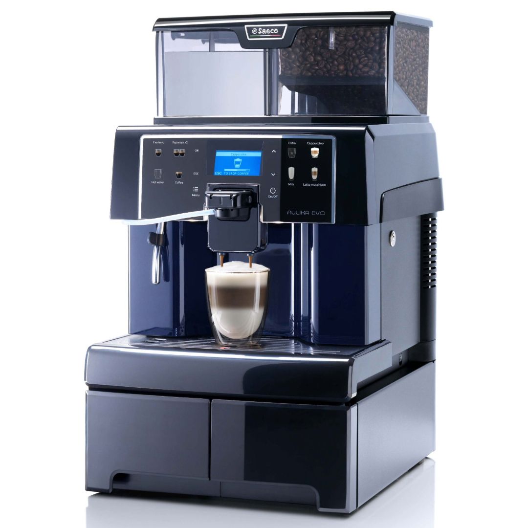 Aulika Evo Top Automatic Coffee Machine - Anthracite