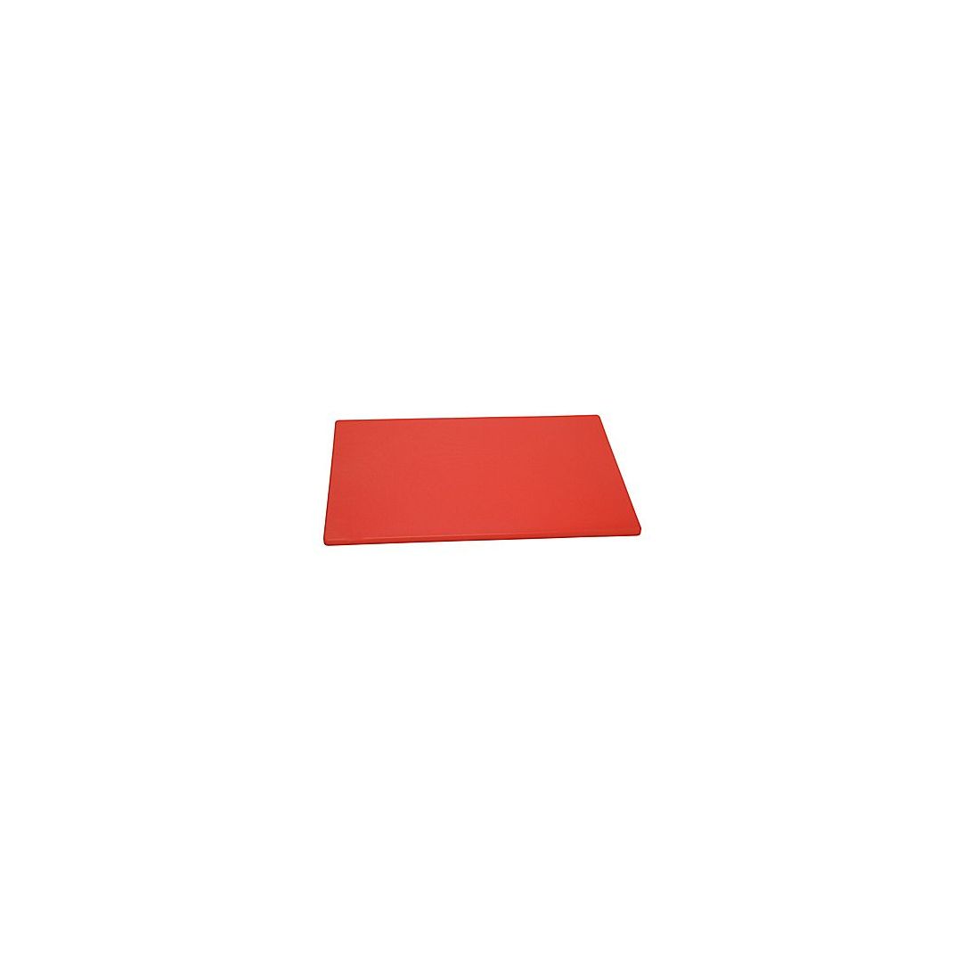 Planche à découper en polyéthylène 18" x 12" - Rouge