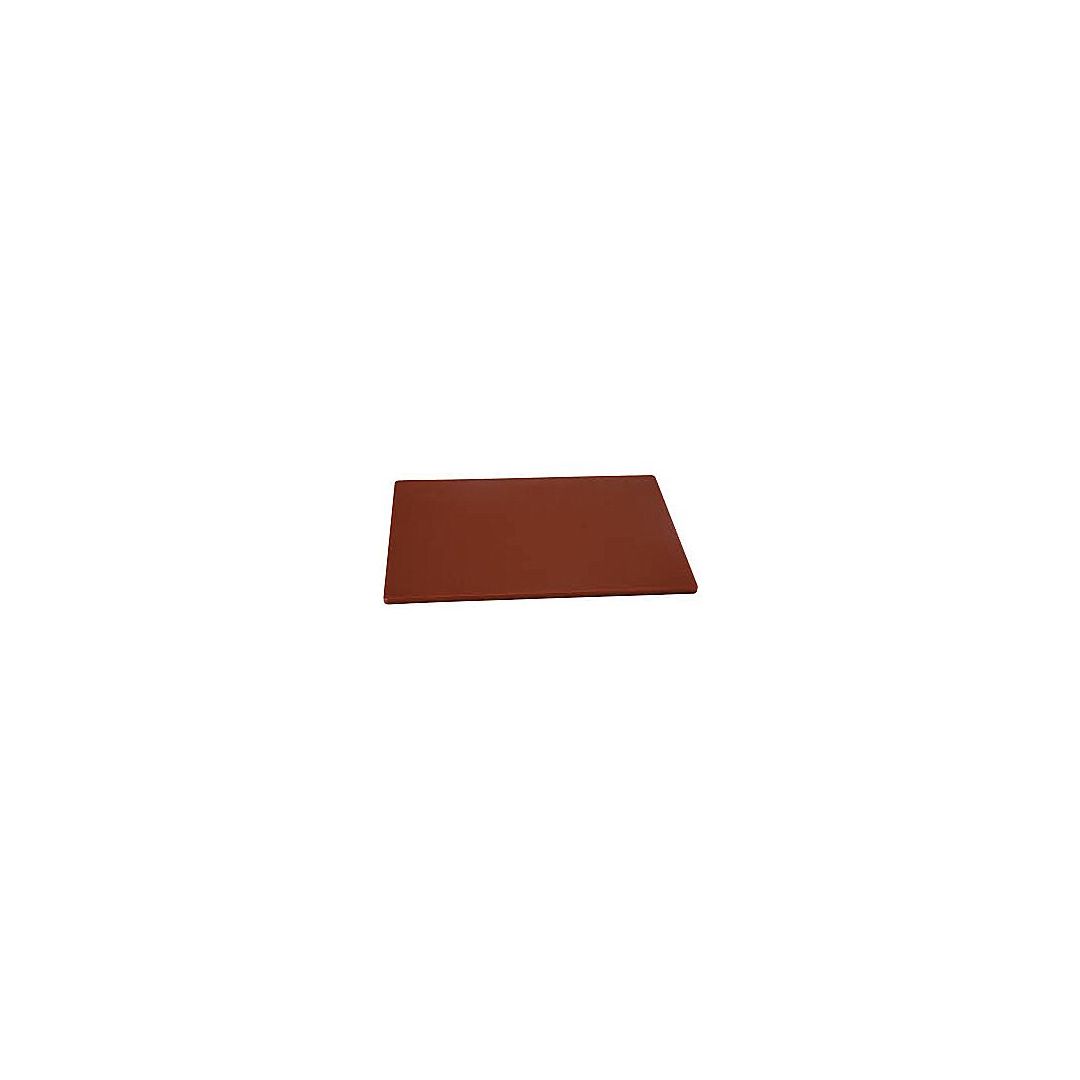 18" x 12" Polyethylene Cutting Board - Brown