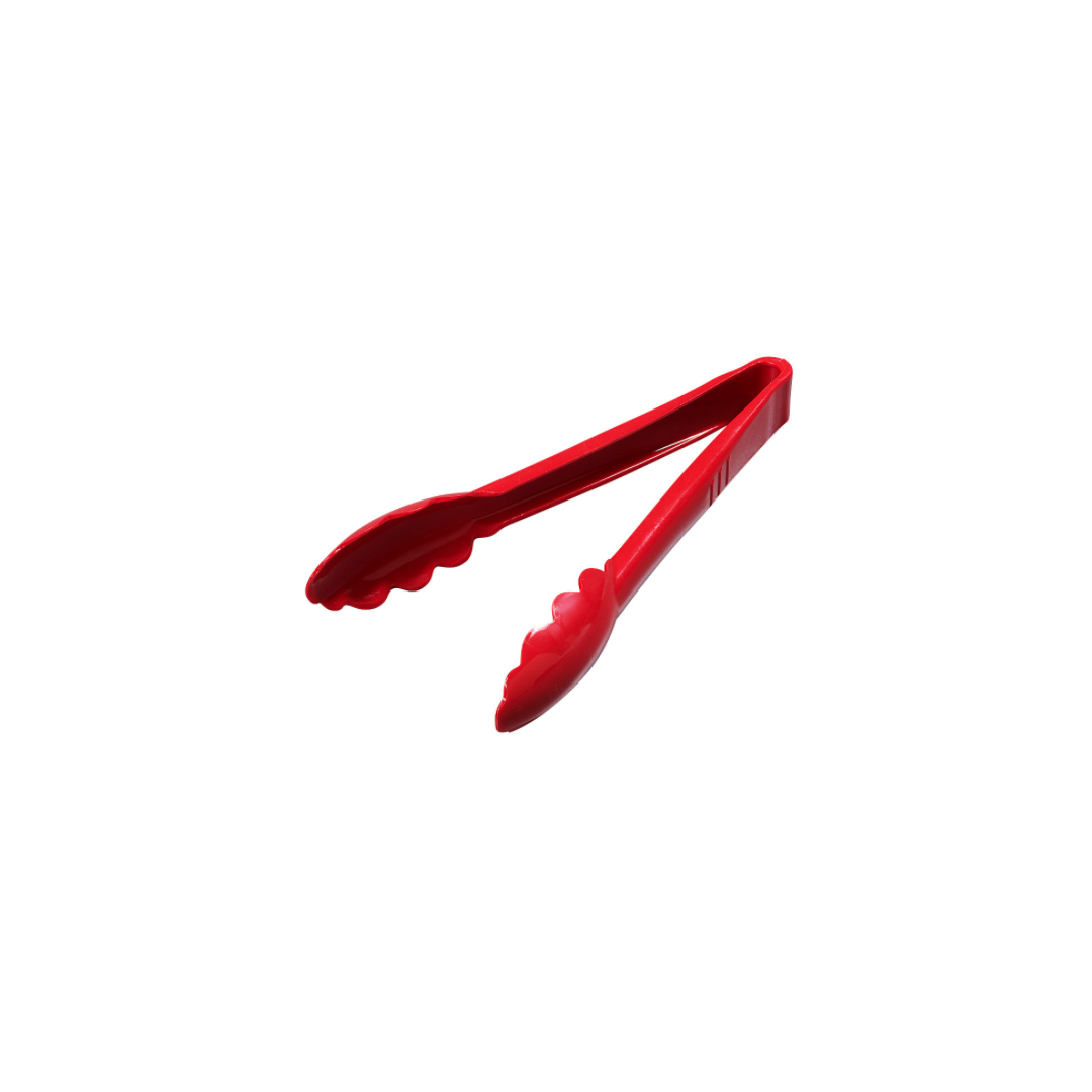 Pinces en plastique à bouts dentelés Carly 9" - Rouge