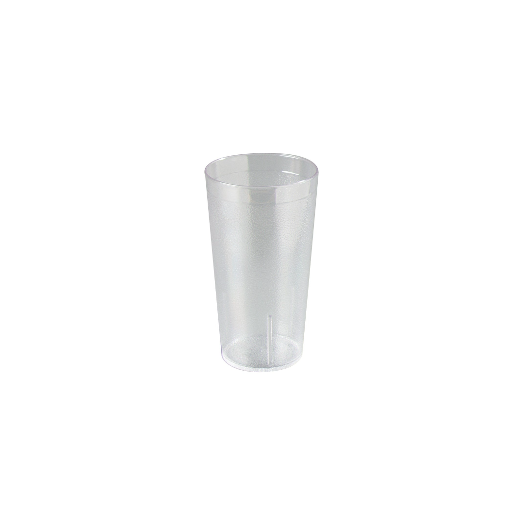 12 oz Clear Plastic Glass - Stackable
