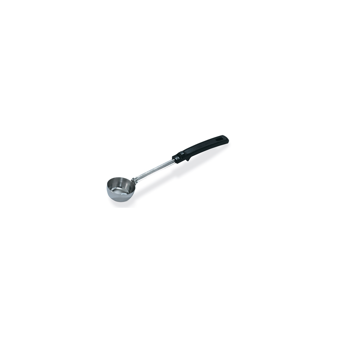 1 oz Spoodle Round Portion Spoon - Black